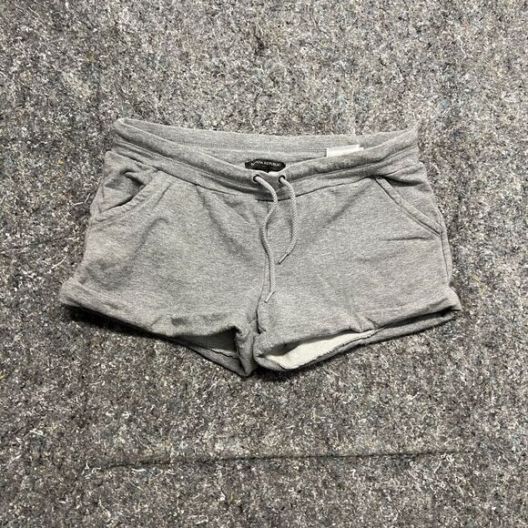 Banana Republic Shorts Women M Grey Mini Drawstring Pockets Comfort Streetwear - Picture 1 of 9